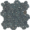 See Tesoro Decorative Collection - Ocean Stone Mosaics - Black Pebble
