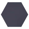 See Topcu - Flamingo 6 in. Porcelain Hexagon Tile - Dark Blue