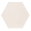 See Topcu - Flamingo 6 in. Porcelain Hexagon Tile - White