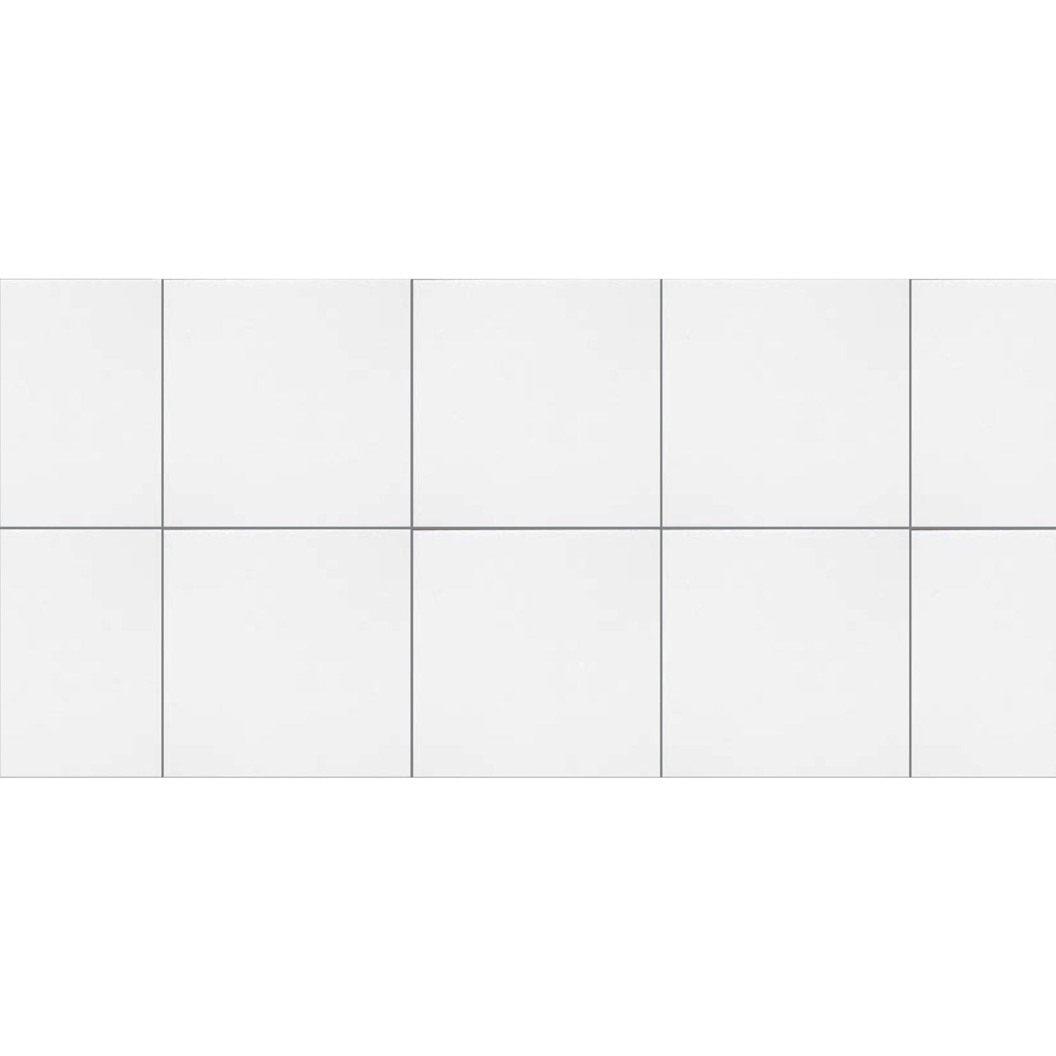 Topcu - Saint Germain 6 in. x 6 in. Glazed Porcelain Tile  - Frame White
