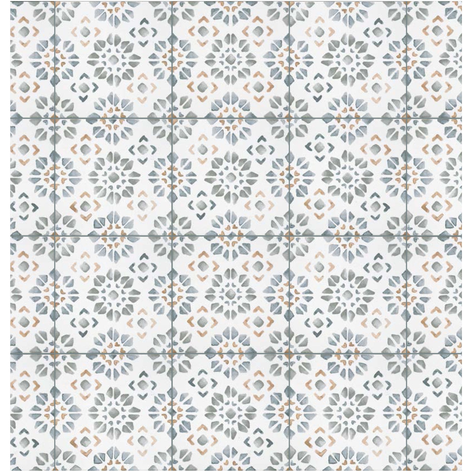 Topcu - Saint Germain 6 in. x 6 in. Glazed Porcelain Tile  - Montana
