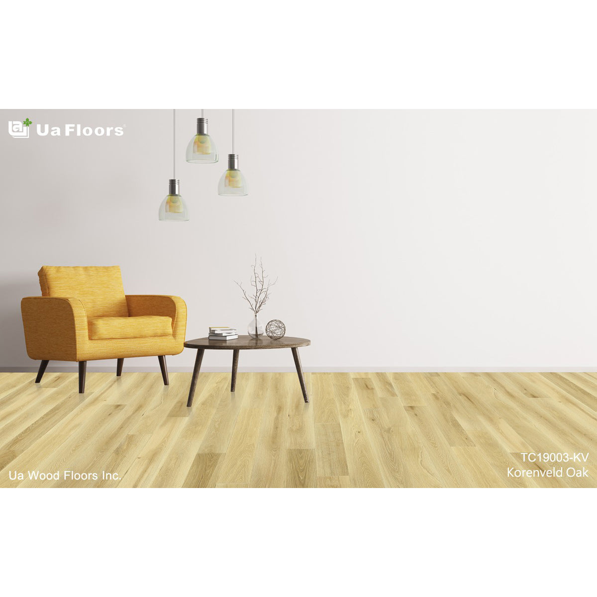 Ua Floors - Classics Collection - Korenveld Euro Oak Room Scene