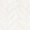 See MSI - Brickstaks - 2.25 in. x 7.5 in. - Clay Brick Herringbone Tile - Alpine White