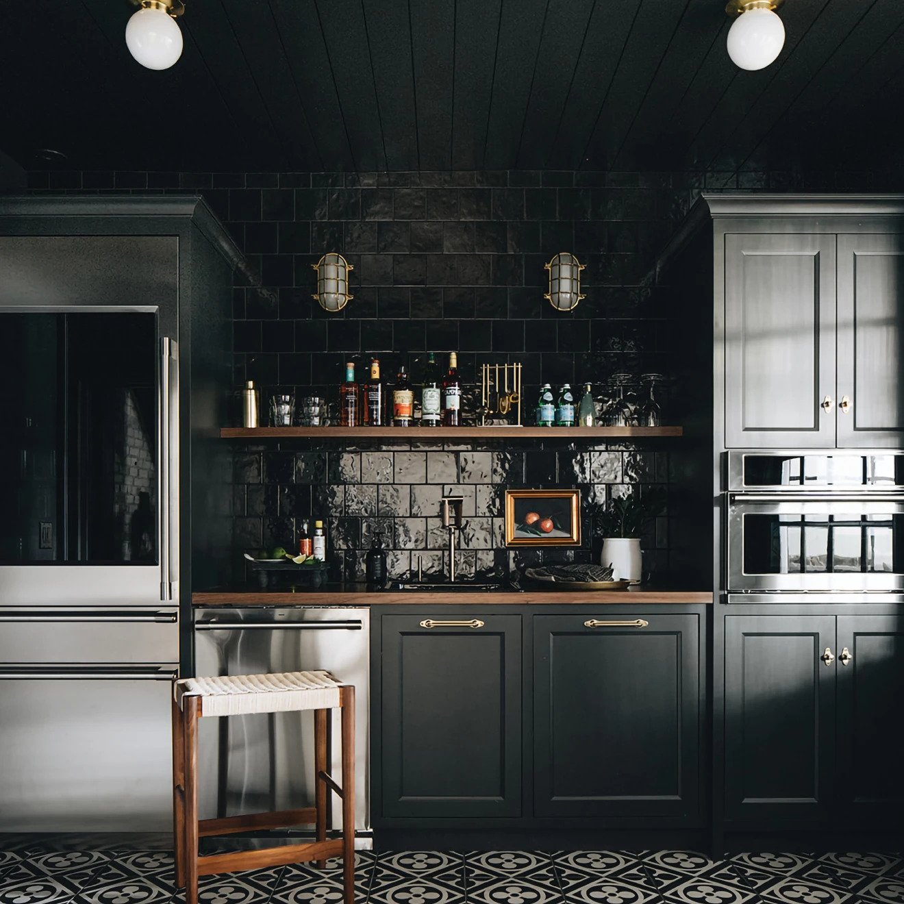 Mural Kitchen Backsplash Options With Laminate Flooring