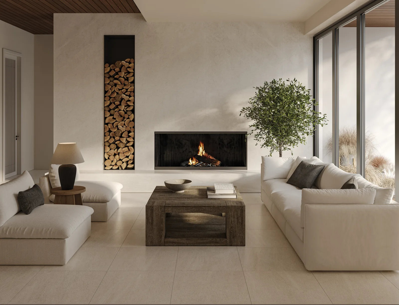 Modern Fireplace Tile Ideas