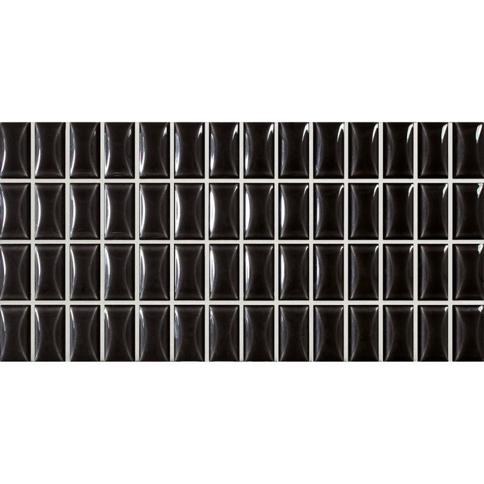 WOW - 3D Bars Collection - 5 in. x 10 in. Bevel Glossy Ceramic Wall Tile - Onix