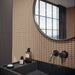 WOW - 3D Bars Collection - 5 in. x 10 in. Bevel Matte Ceramic Wall Tile - Onix Installed