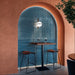 WOW - 3D Bars Collection - 5 in. x 10 in. Bevel Glossy Ceramic Wall Tile - Sapphire Installed