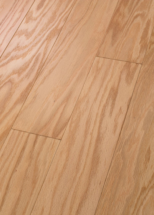 Shaw - Albright Oak 5" Hardwood SW582 - Rustic Natural - Angled View