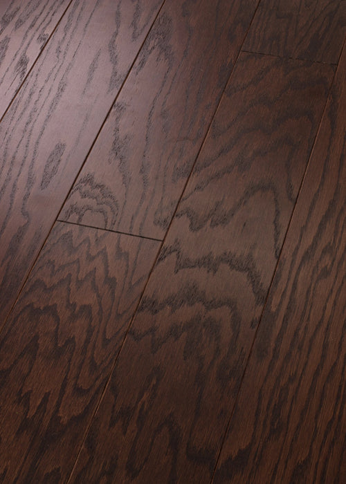 Shaw - Albright Oak 5" Hardwood SW582 - Hazelnut Angled