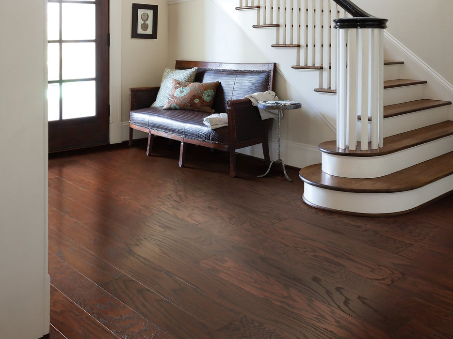 Shaw - Albright Oak 5" Hardwood SW582 - Coffee Bean Room