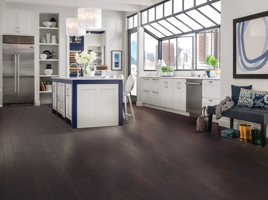 Shaw - Albright Oak 5" Hardwood SW582 - Charcoal Room