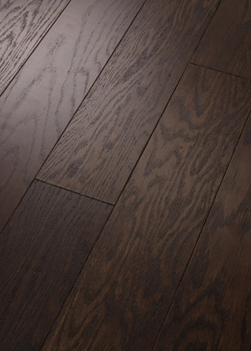 Shaw - Albright Oak 5" Hardwood SW582 - Chocolate Angled