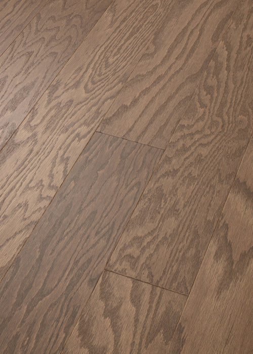 Shaw - Albright Oak 5" Hardwood SW582 - Flax Seed LG Angled