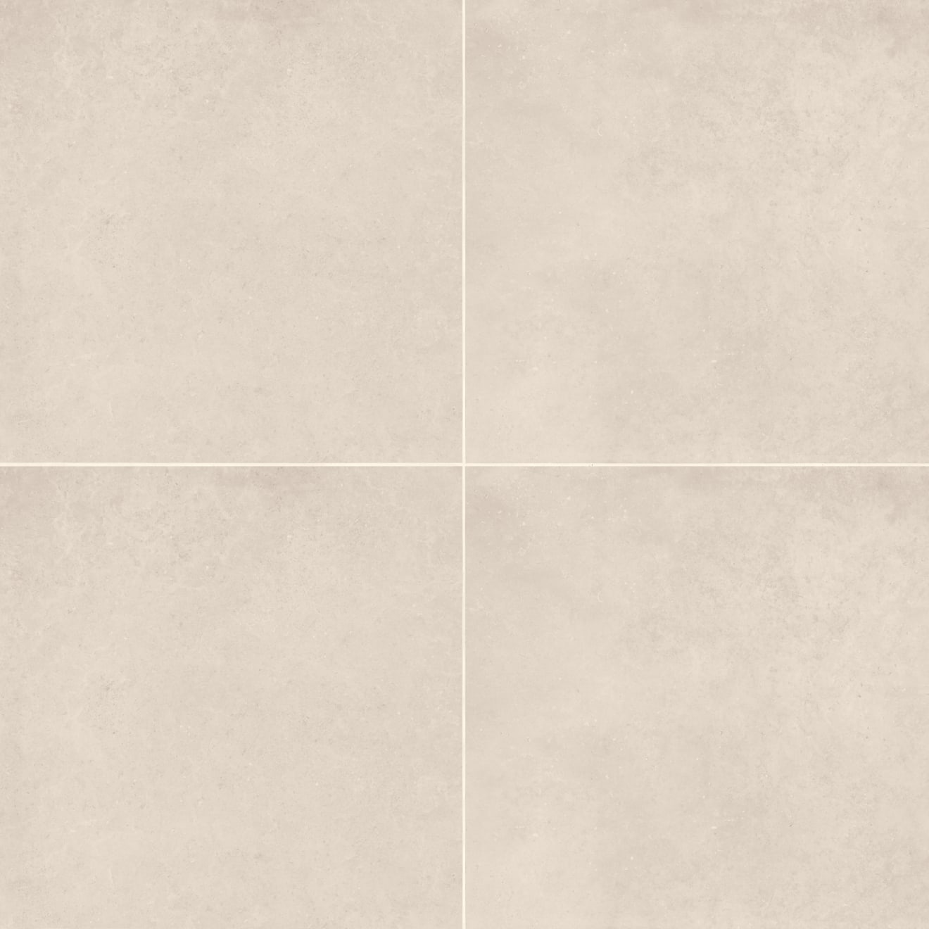 Bedrosians - 32" x 32" Thaddeus Porcelain Tile - Creme