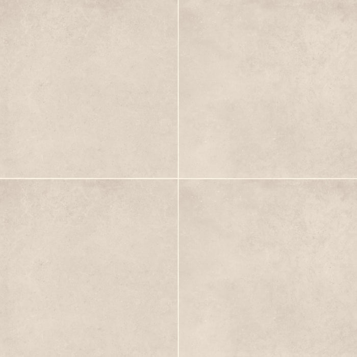 Bedrosians - 32" x 32" Thaddeus Porcelain Tile - Creme