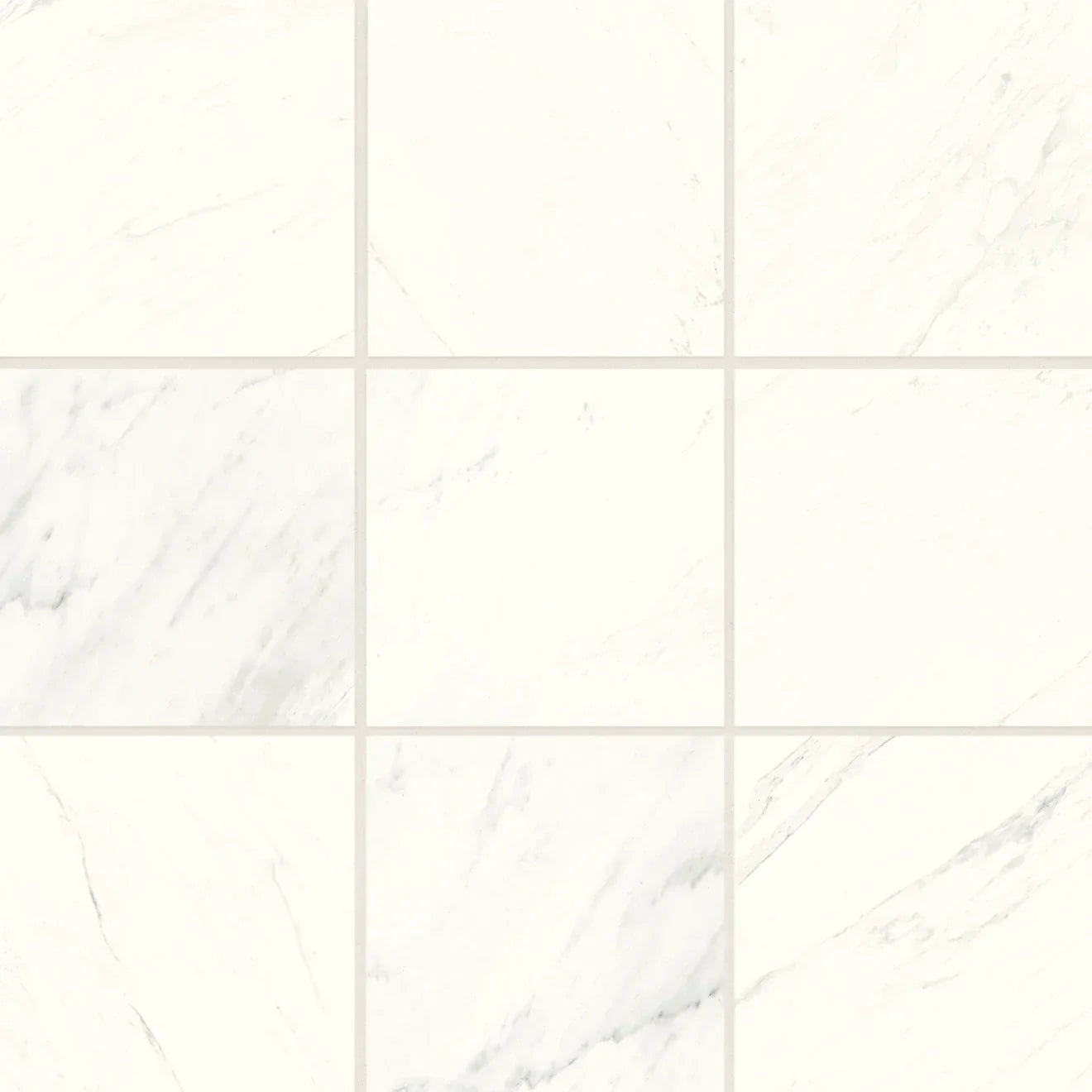 Bedrosians - Magnifica Encore - 4" x 4" Porcelain Mosaic - Luxe White Honed