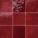 Bedrosians - Zagora - 4" x 4" Glossy Zellige Field Tile - Rouge