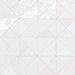 Bedrosians - Zagora - 12" x 12" Glossy Zellige Triangle Mosaic - Neige Blanc