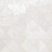 Bedrosians - Zagora - 12" x 12" Glossy Zellige Triangle Mosaic - Blanc