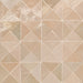 Bedrosians - Zagora - 12" x 12" Glossy Zellige Triangle Mosaic - Ivoire