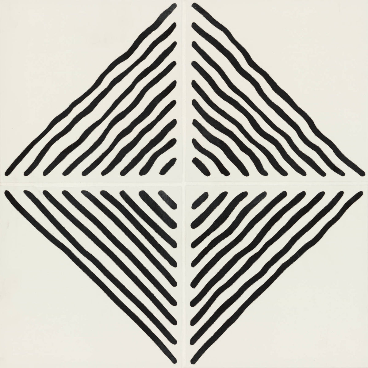 Bedrosians - Rothko 9&quot; x 9&quot; Field Tile - Half Diamond