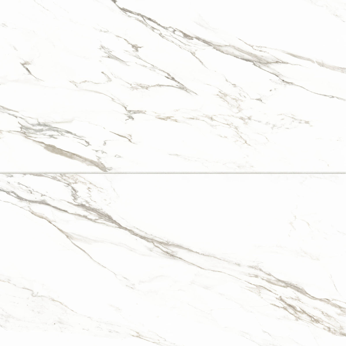 Bedrosians - Prati 24&quot; x 48&quot; Polished Porcelain Field Tile - Calacatta Borghini Warm