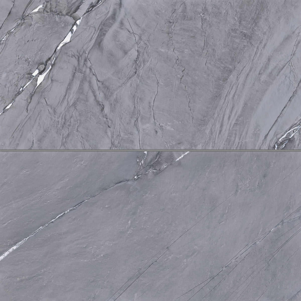 Bedrosians - Prati 24&quot; x 48&quot; Honed Porcelain Field Tile - Breccia Grey