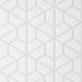 Bedrosians - Le Cafe 1" x 2" Half Hexagon Matte Porcelain Mosaic - White