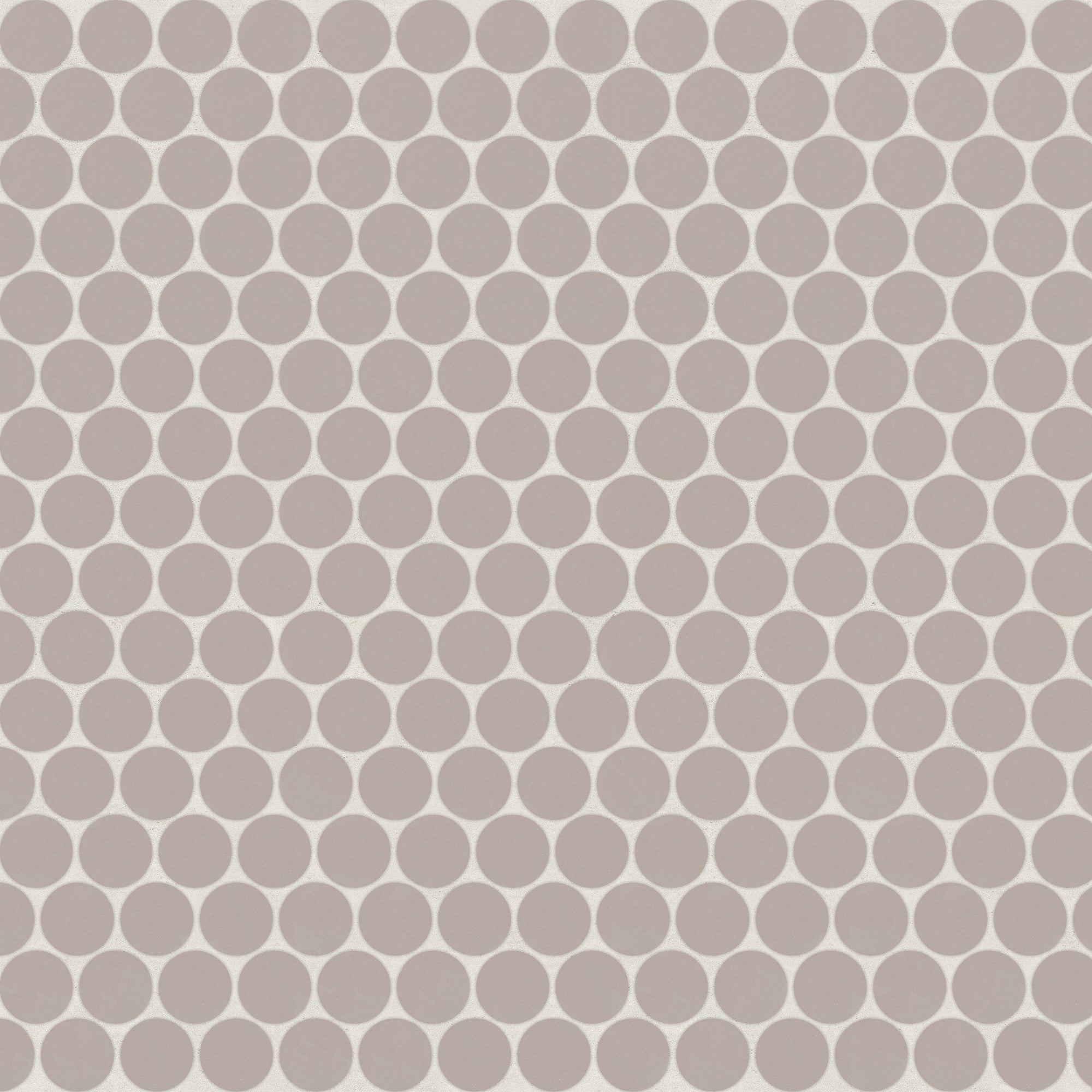 Bedrosians Tile & Stone - Marin - 3/4" Porcelain Penny Round Mosaic - Coastal Cliff Matte