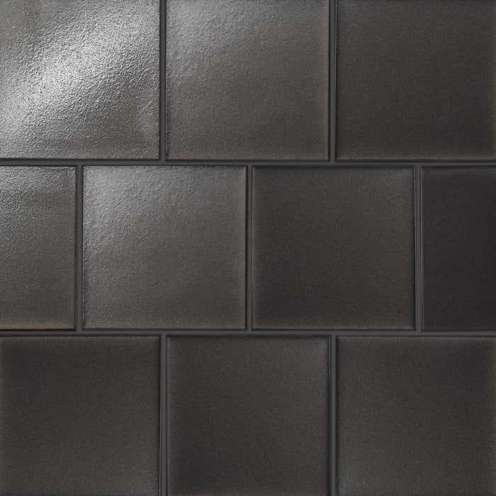 Bedrosians - Kaikos - 4" x 4" Matte Glass Field Tile - Brown