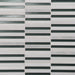 Bedrosians - Kaikos - 12" x 12" Glass and Stone Rectangle Mosaic - Dark Green and Oriental White