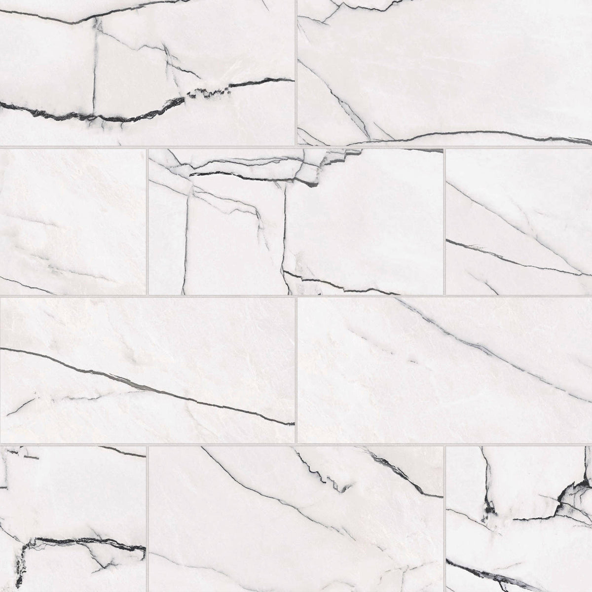 Bedrosians - Gemma 12&quot; x 24&quot; Honed Porcelain Field Tile - BiancaBedrosians - Gemma 12&quot; x 24&quot; Polished Porcelain Field Tile - Bianca