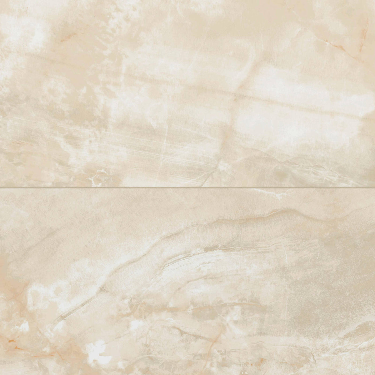 Bedrosians - Gemma 24&quot; x 48&quot; Honed Porcelain Field Tile - Beige Onyx