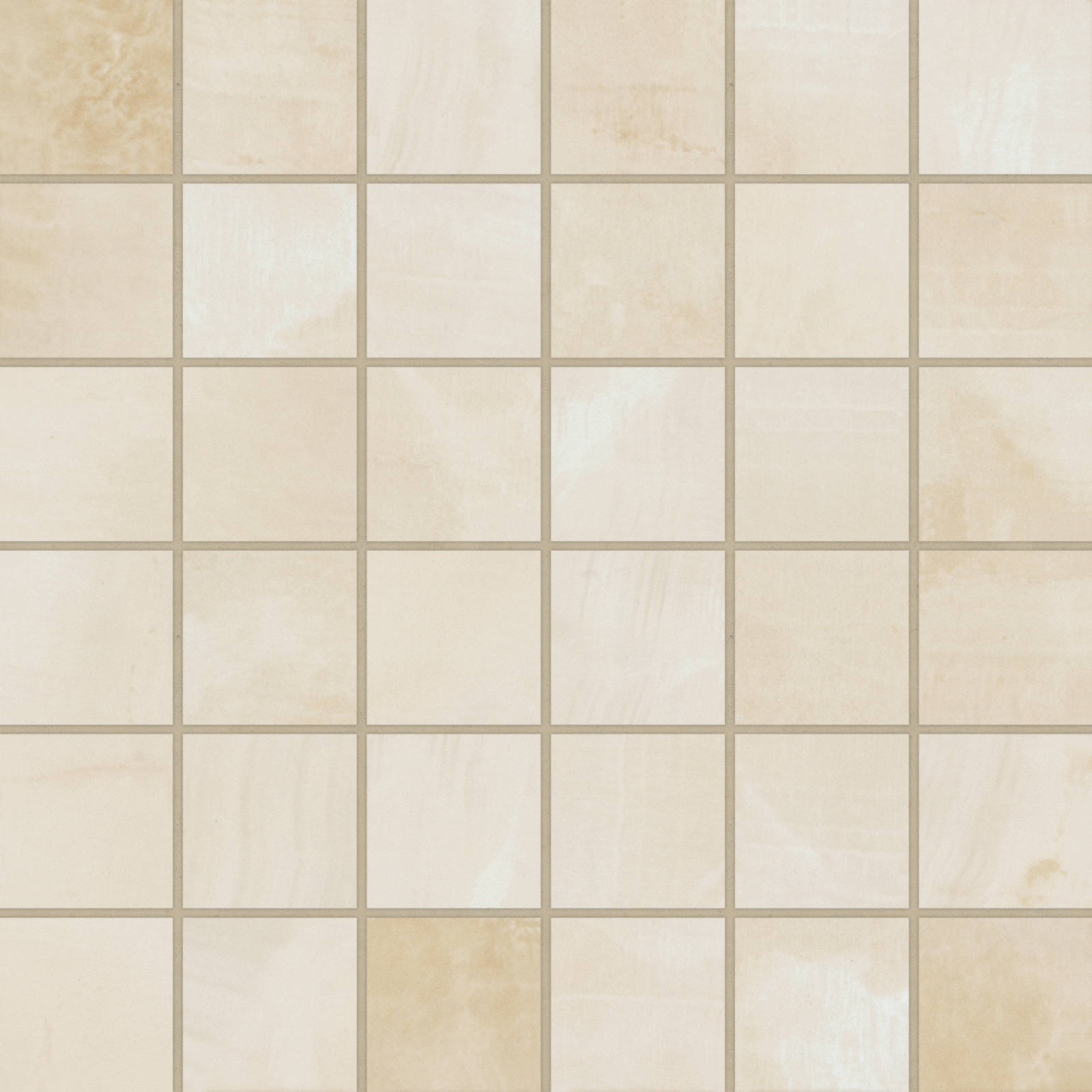 Bedrosians - Gemma 2" x 2" Honed Porcelain Mosaic Tile - Beige Onyx