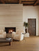 Bedrosians - Sensi Roma 24" x 48" Satin Porcelain Field Tile - Cream Installed