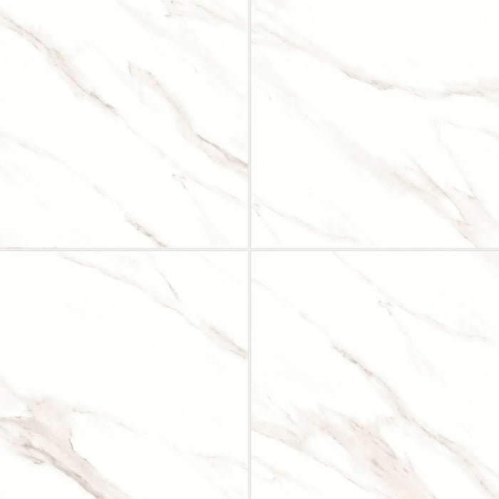 Bedrosians - Shandar 24" x 24" Matte Porcelain Field Tile - Statuario