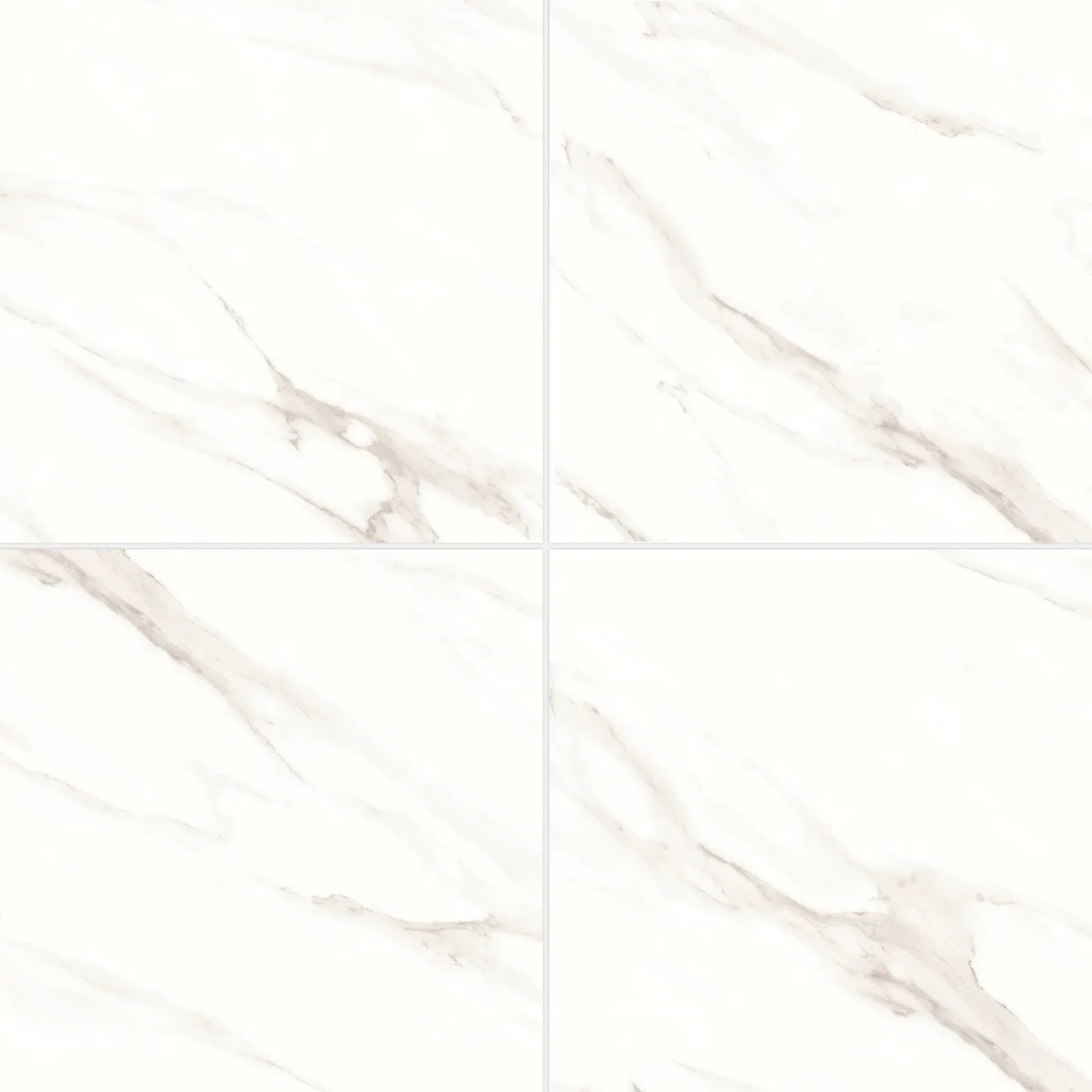 Bedrosians - Shandar 24" x 24" Polished Porcelain Field Tile - Statuario