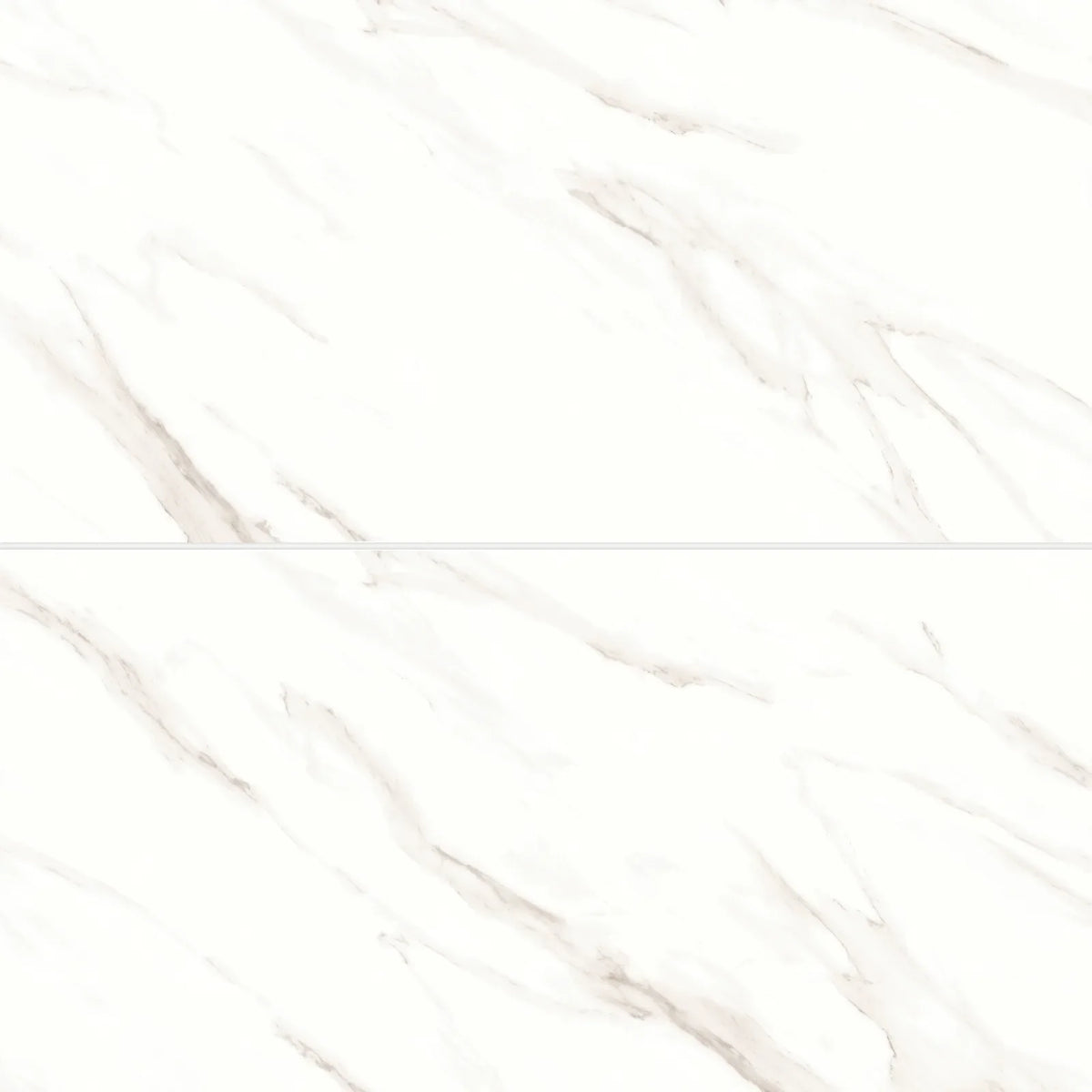 Bedrosians - Shandar 24&quot; x 48&quot; Polished Porcelain Field Tile - Statuario