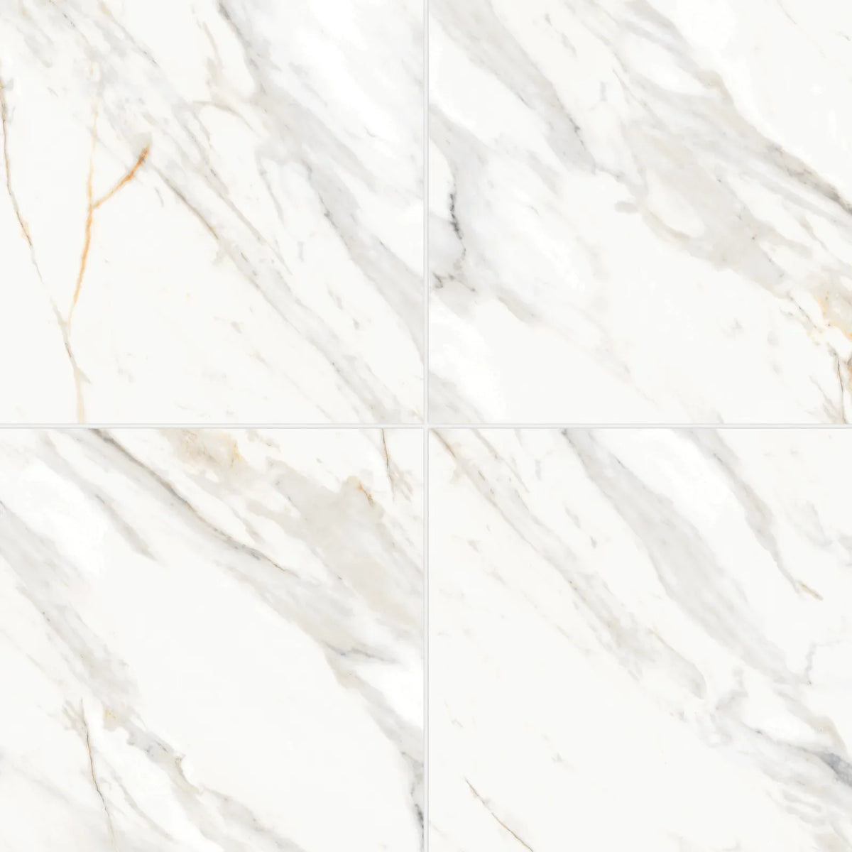 Bedrosians - Shandar 24&quot; x 24&quot; Matte Porcelain Field Tile - Arezzo Bianco