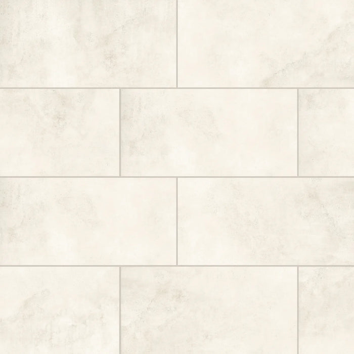 Bedrosians - Shandar 12" x 24" Matte Porcelain Field Tile - Social White