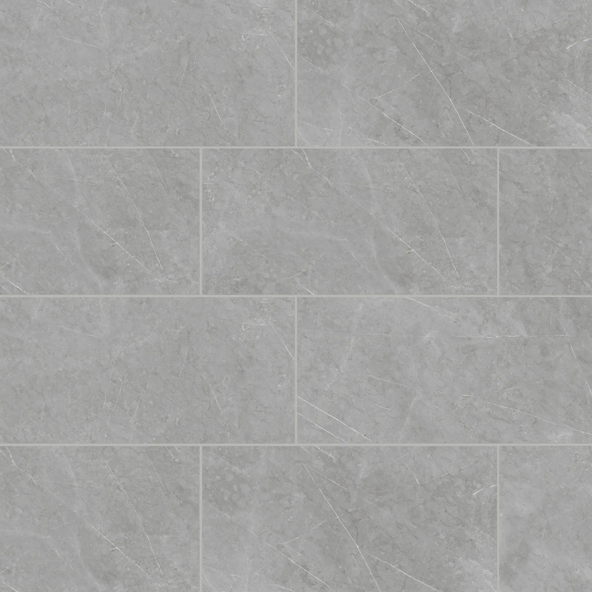 Bedrosians - Shandar 12&quot; x 24&quot; Matte Porcelain Field Tile - Florence Gray