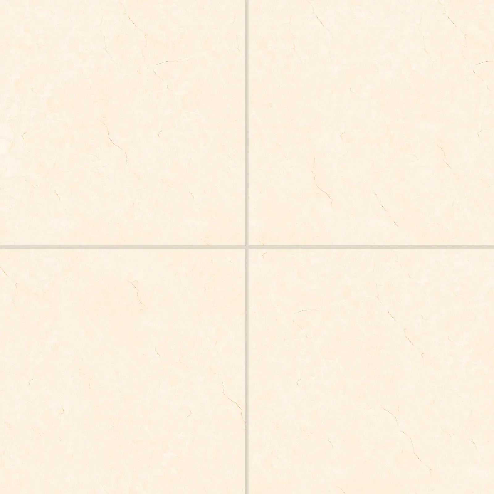 Bedrosians - Shandar 24" x 24" Polished Porcelain Field Tile - Crema Marfil Light