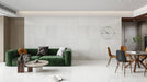 Bedrosians - Shandar 24" x 48" Matte Porcelain Field Tile - Viber Red floor and wall installation