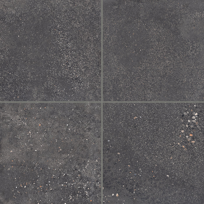 Bedrosians - Area 51 24 in. x 24 in. Matte Porcelain Field Tile - Black