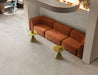 Bedrosians - Area 51 12 in. x 24 in. Matte Porcelain Field Tile - Clay Installed