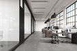 Bedrosians - Area 51 24 in. x 24 in. Matte Porcelain Field Tile - Steel installed