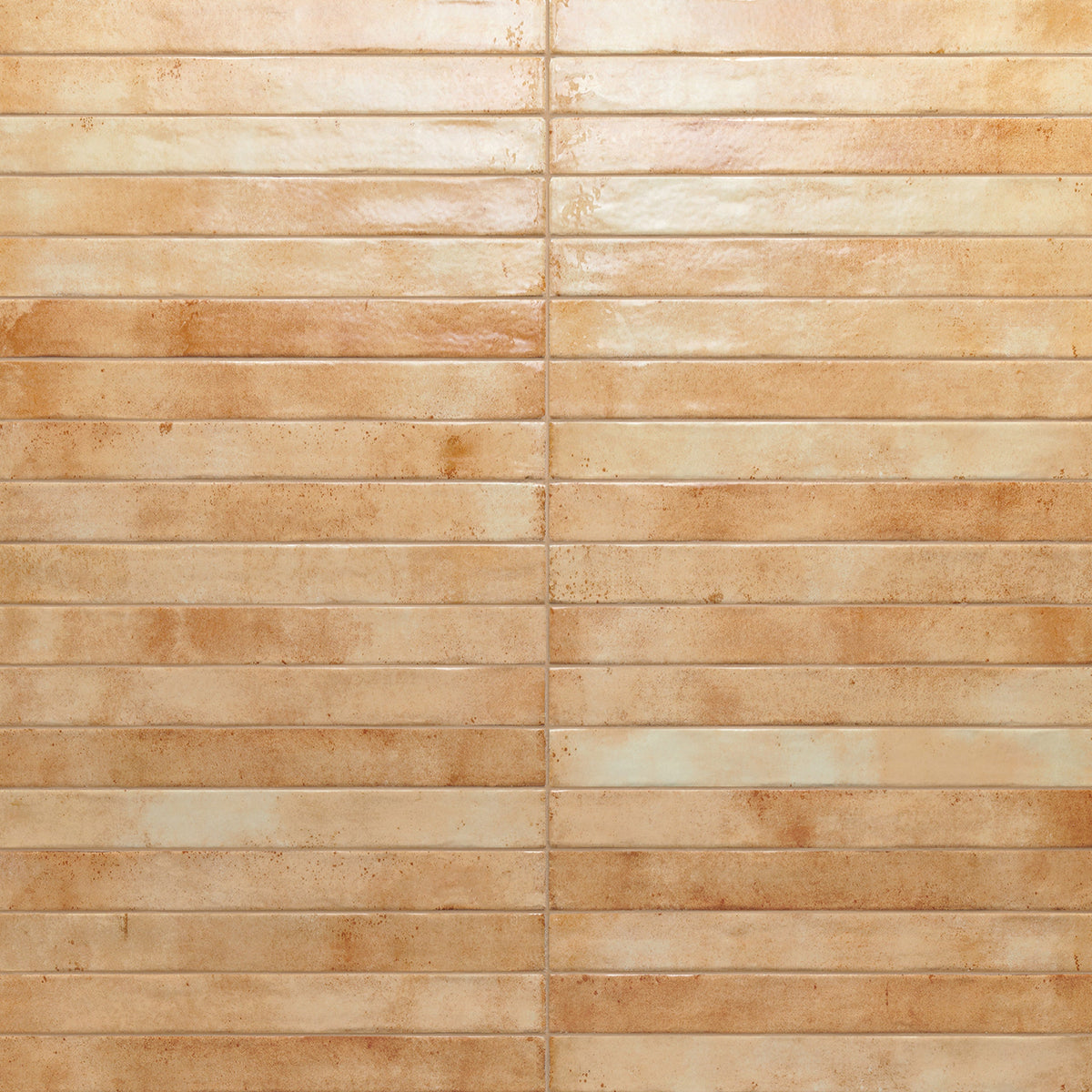 Bedrosians - Chroma - 2&quot; x 18&quot; Glossy Porcelain Field Tile - Beige