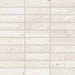 Bedrosians - Sensi Roma 1" x 4" Satin Porcelain Mosaic - White