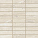 Bedrosians - Sensi Roma 1" x 4" Satin Porcelain Mosaic - Ivory